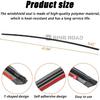 Front Upper Windshield Moulding Seal 51317166841 51317027077 Compatible with BMW E60 E61 525i 530i 545i 550i M5 2001-2010