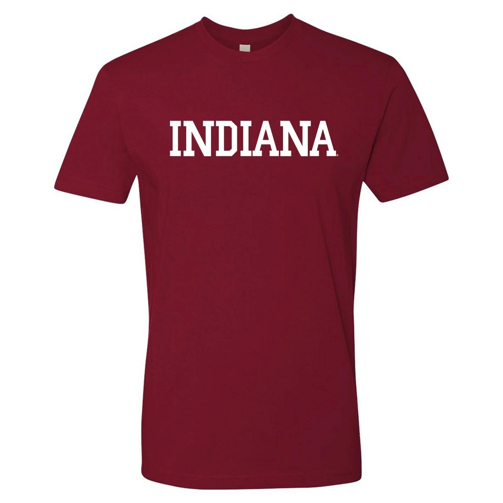 Indiana Hoosiers Basic Block T-Shirt Premium Cotton 3XL