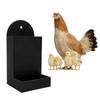 Chicken Grit Feeder Corner Hanging Feeding Device Trough Automatic Gravity Poultry Coop Accessories for Hens Chicks Ducks Quail 3D Printed