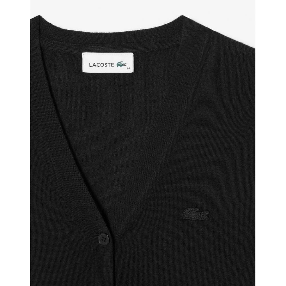 LacoSte Women S V Neck Soft Wool Cardigan Af110e 54n 031