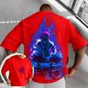 Demon Slayer Men's and Women's T-shirt 2026 Summer New Akaza Anime Printed Harajuku PFashion Trend Y2K Casual Tees Streetwear