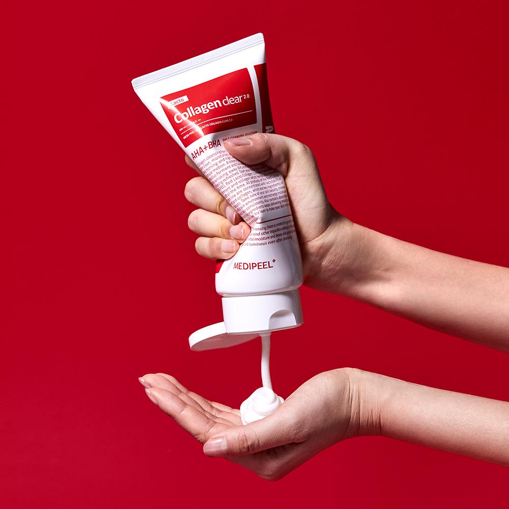 MEDI-PEEL Red Lacto Collagen Detergente Schiumogeno Delicato 2.0 120ml