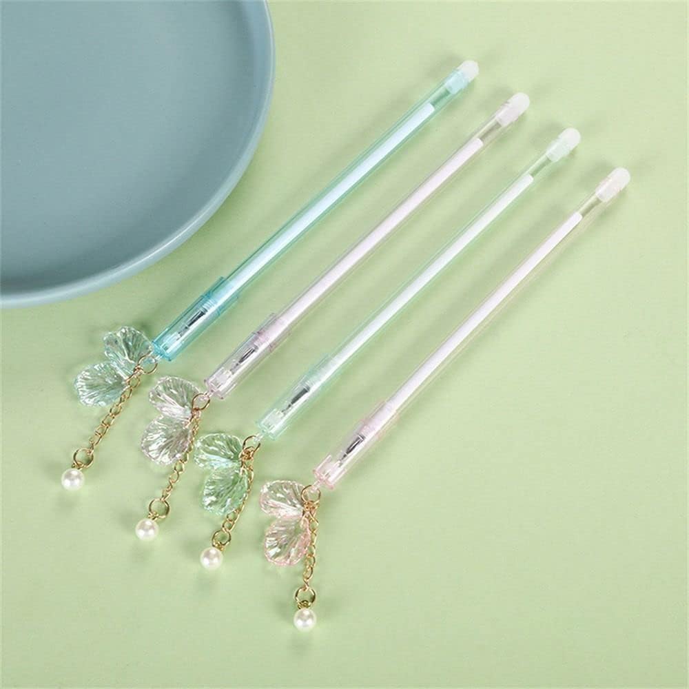 1PC Random Color Gel Pen Pendant Pen Cute Drifting Bottle Bear Pendant Gel Pen Stationery Sweet Lovely Erasable School Office Supplies(Bear Random)