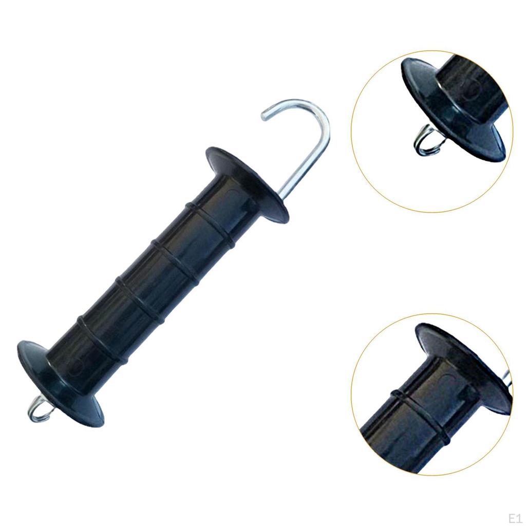 10Pcs Electric Fence Gate Handles,Insulated Spring Handles Outdoor Handle with for