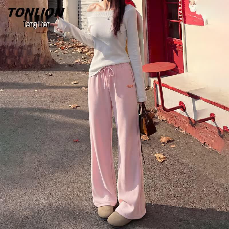 TonLion Women s High-Waist Flared Trousers M
