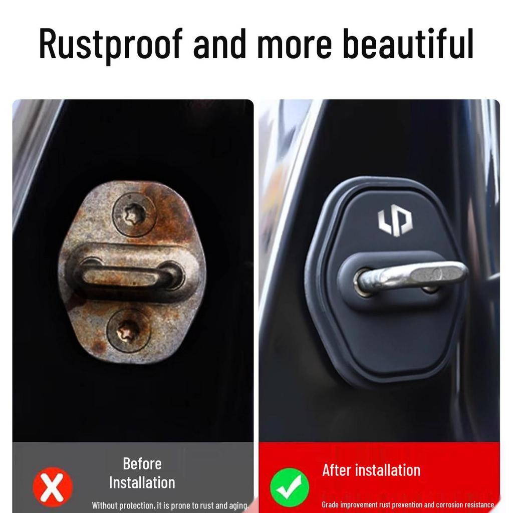 Zhiji LS6/LS7 Car Door Shock Absorption Buffer Pad & Silicone Lock Protective Cover