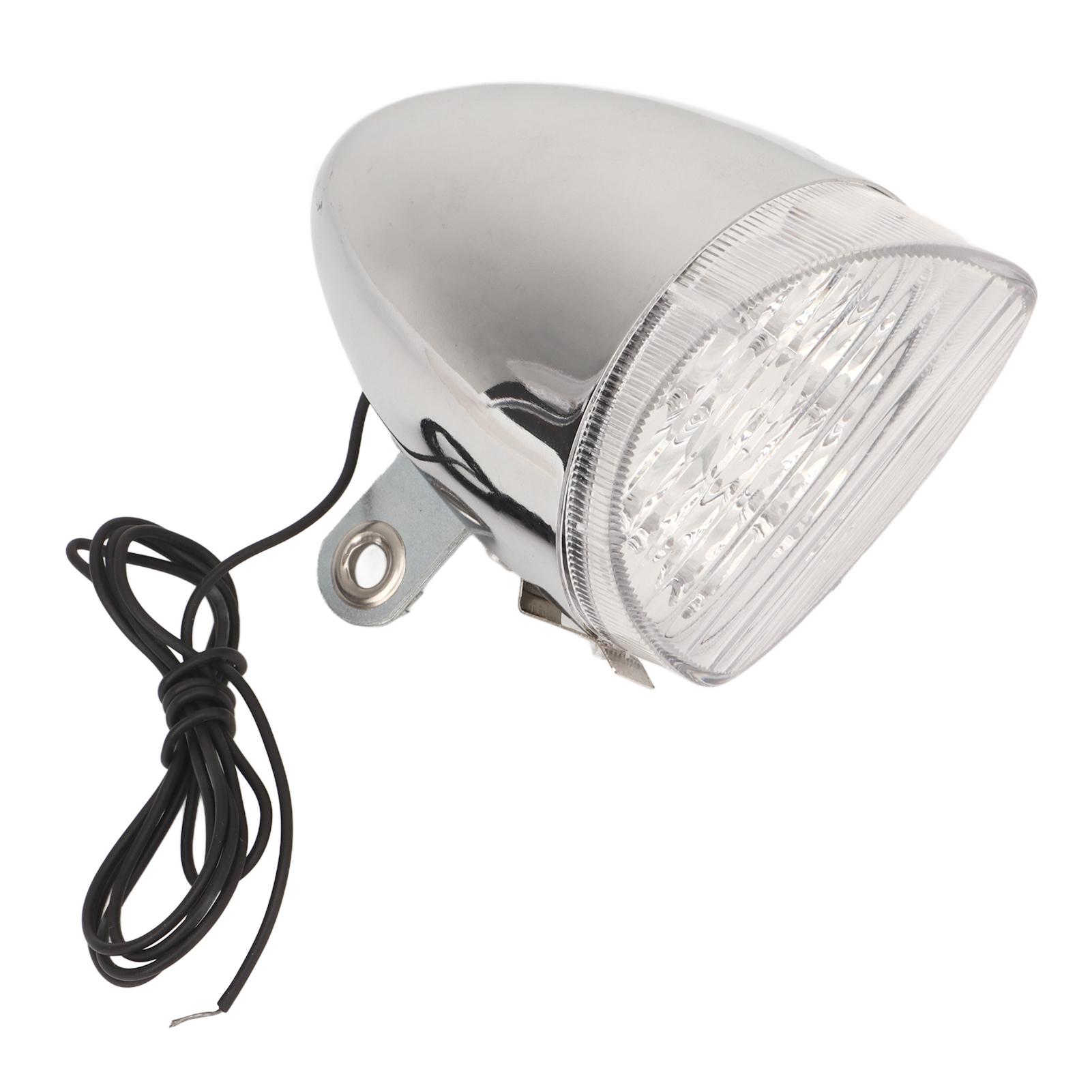 

Retro Bike Light Set Professional Vintage Bike LED Headlight Taillight Kit with Generator for DIY