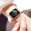 OLEVS Women's Watch Waterproof, Luminous Function, Silicone Band, Japanese Quartz Movement, White