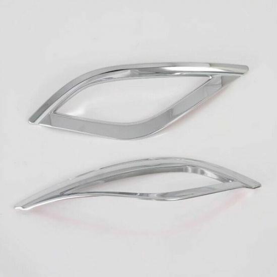 Chrome 2X Rear Fog Lamp Light Decor Cover Trim For Toyota Prius 2019-2021 Auto