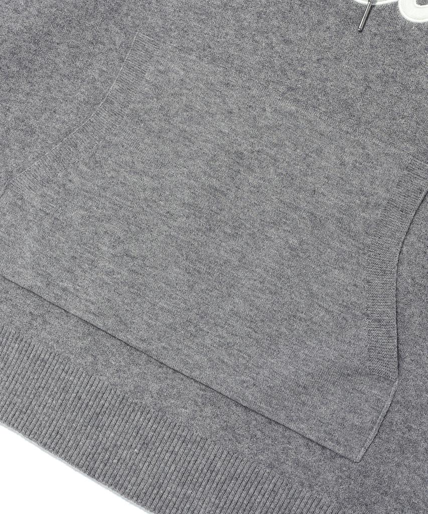 DISTN9NE Logo Hoodie Knit Melange Grey (Lp1Su059-097)