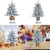 Mini Christmas Tree Artificial Christmas Tree Desktop Xmas Tree Snowy Tree for