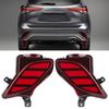 LED Heck-Tagfahrlicht Rücklicht Stoßstange DRL Lampe Rotes Glas Passend für Highlander 2019-2021