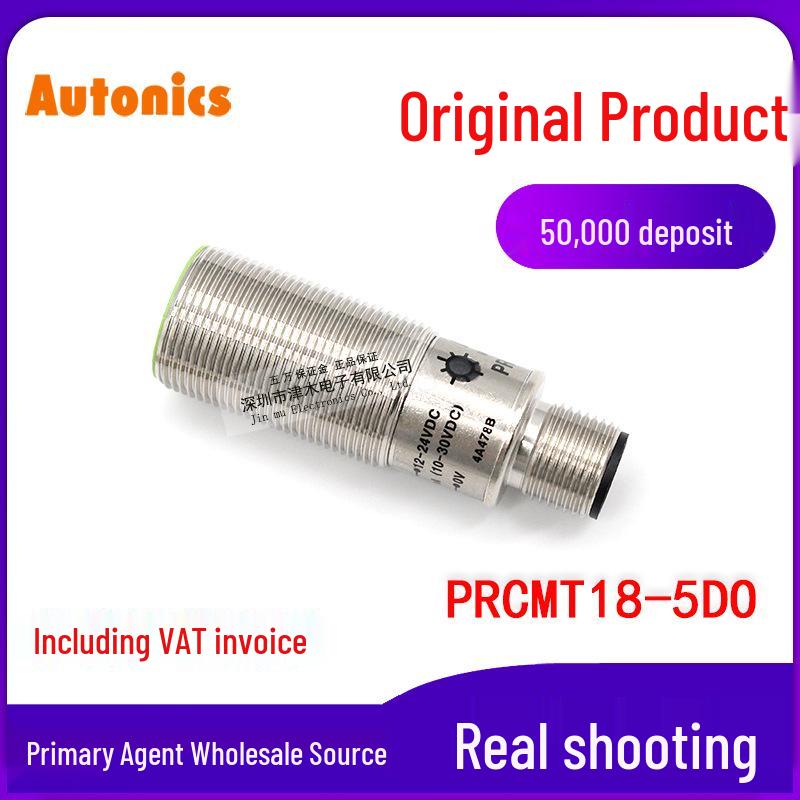Autonics PRCMT18-5DO M18 Proximity Sensor, Normally Open Connector PRCMT18-5DO