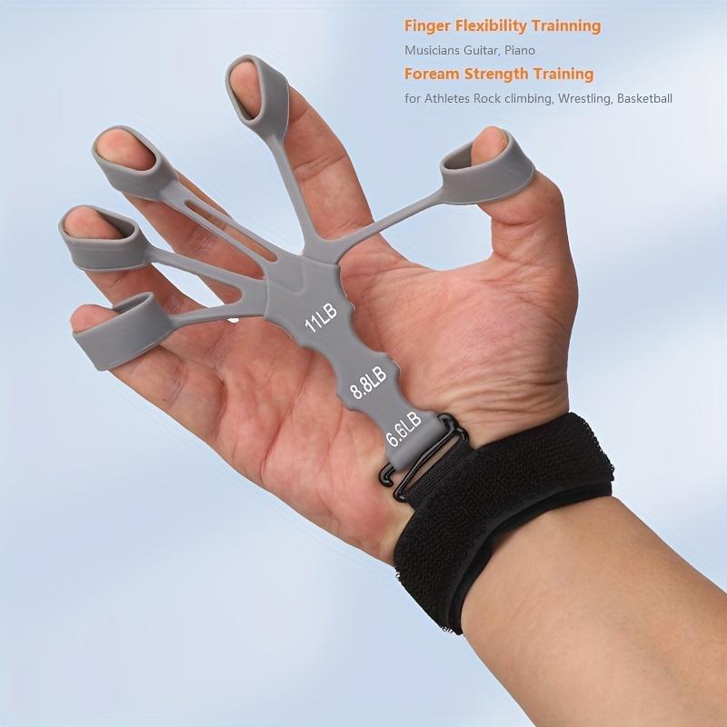 1pc Finger Strengthener, Adjustable Hand Grip Strength Trainer, Suitable For Hand Exercise, Strength Training