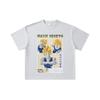 260 GSM Double Yarn 32 Count 100% Cotton Dragon Ball V45 Majin Vegeta Print Unisex Heavy Cotton T Shirt
