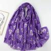 2024 Spring And Autumn Winter New Cotton And Hemp Long Thin Scarf Travel Versatile Sunscreen Warm Shawl For Women