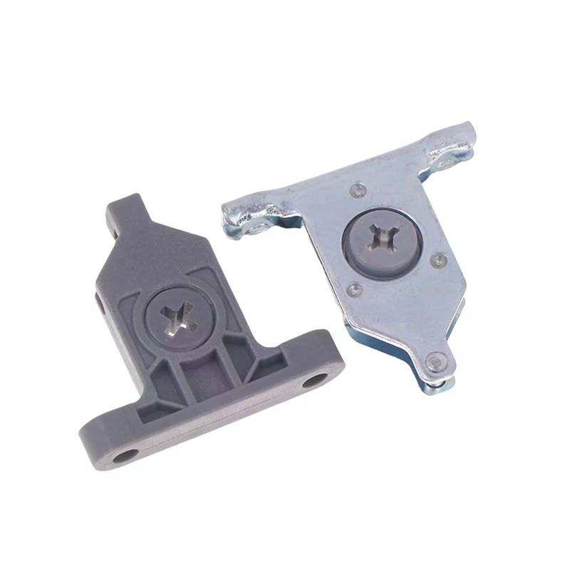 "2 Count Nylon/Metal Drawer Clip Front Cover Mounting Bracket Connector Replacement for Kitchen Cabinetry"