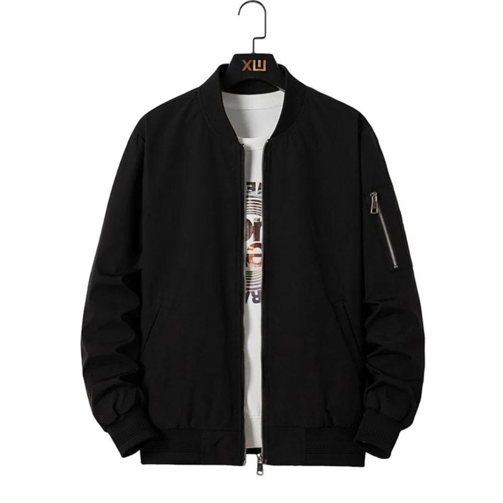 Herren Bomberjacken Outdoor Lässig Basic Klassische Jacke Herren Streetwear Slim Frühling Herbst Colorblocking Harajuku