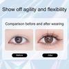 10 Filas/Caja Belleza de Pestañas Pestañas en Grupo para Ojos Pestañas Individuales DIY Estilo Coreano Cosplay Fibra Artificial Negro