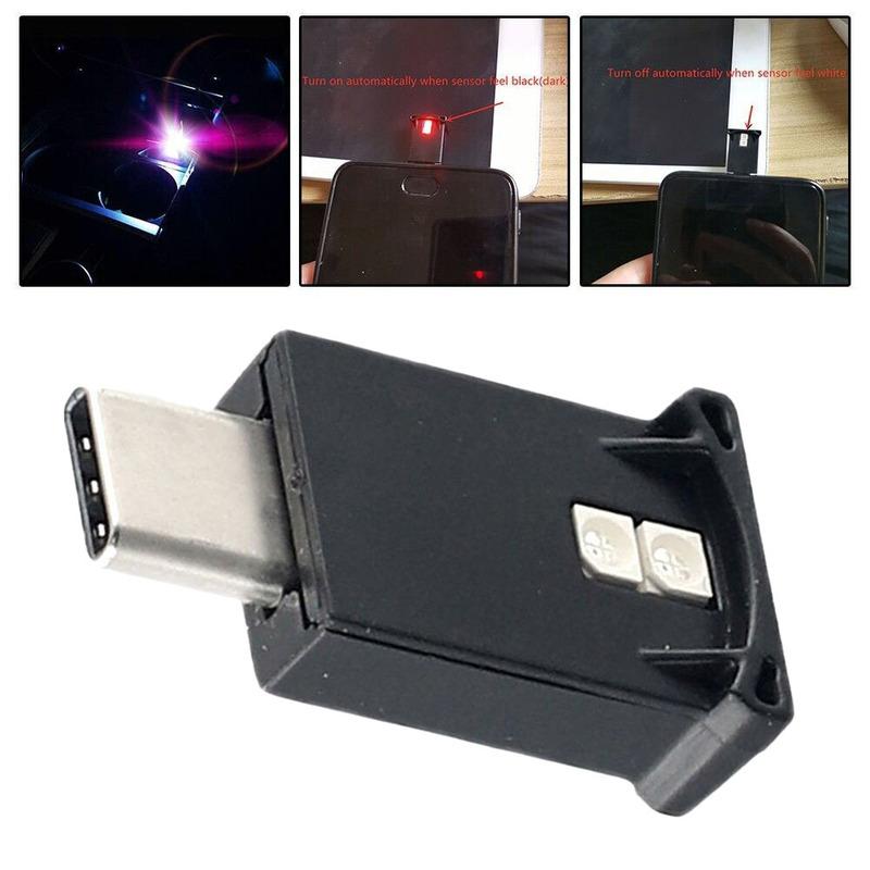 Ambient Lamp Bulb USB-C LED Car Light For Home Decor For Car Interior Flexible Body High Quality Plug-and-play