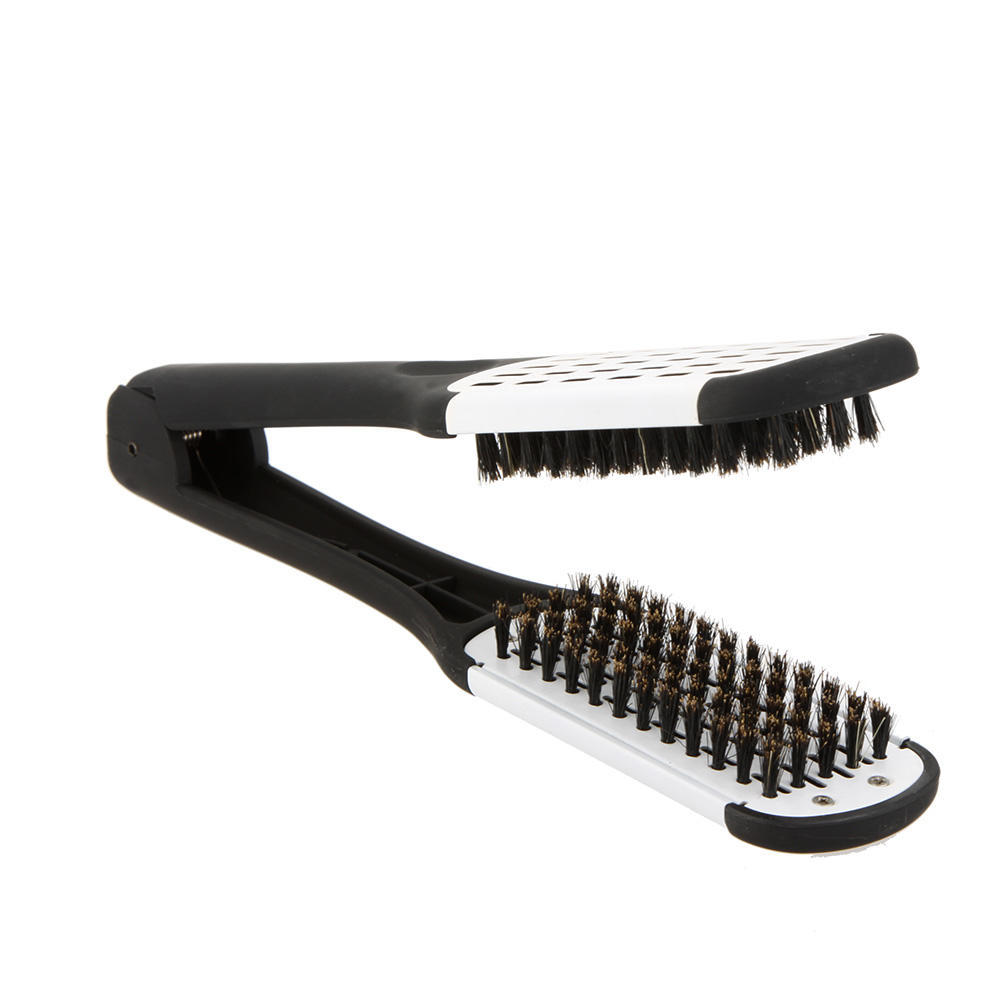 Hair Straightener Professional Hairdressing Tool Duplex Brush Hair Straightening Clamp