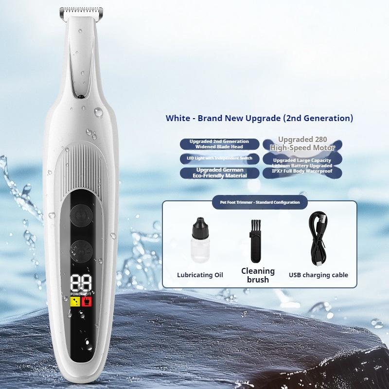 

Hair clipper Thai cute cat foot hair shaving device dog pedicure artifact cat foot hair trimming waterproof electric clippers pet hair shaving
