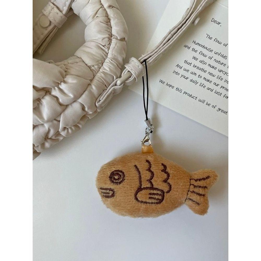 Elegant Table Bungeoppang Keychain 2 Types of Ring Selection Cute Doll Keychain Winter