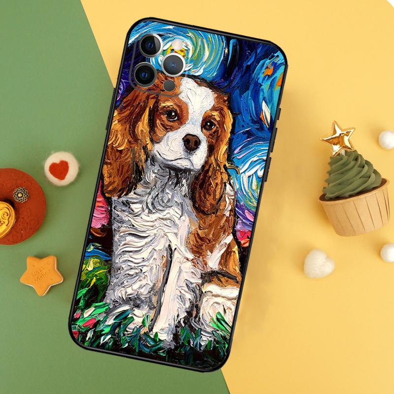 

Cavalier King Charles Spaniel Dog Case For iPhone 13 12 Mini 11 14 16 15 Pro Max 7 8 Plus X XR XS Max Back Cover iPhone X XS