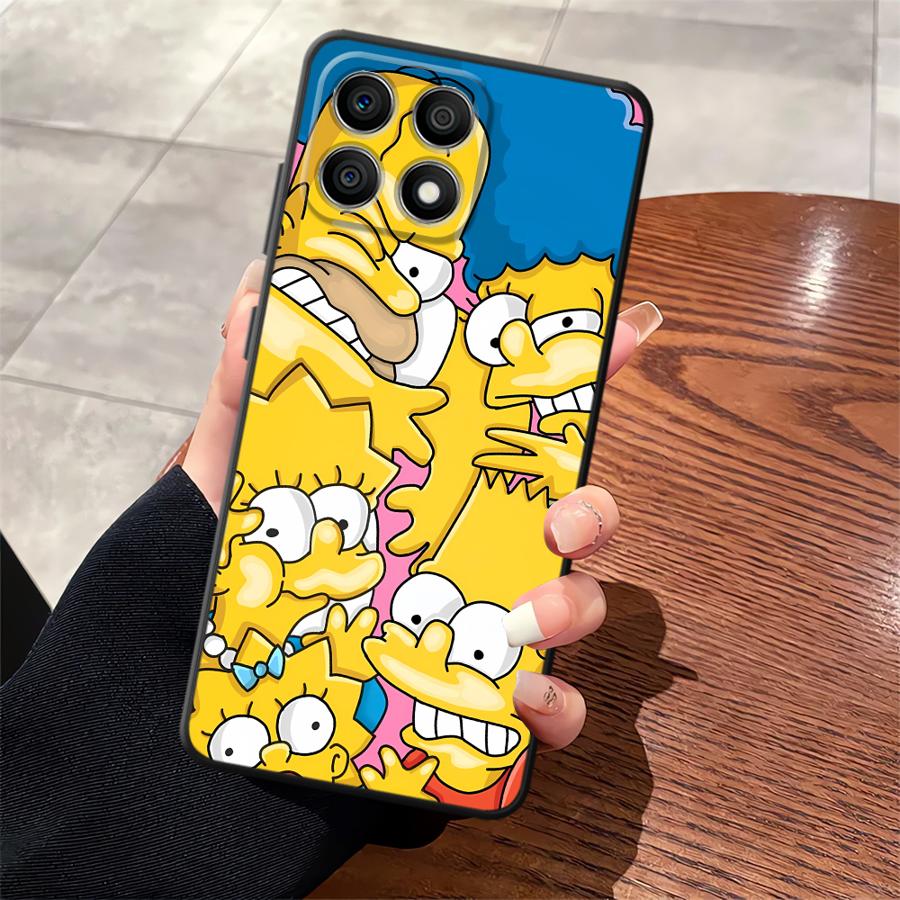 The S-simpsons Cartoon Case for Honor X9 X7a X9a 90 Lite 70 X8 X9c 8X Funda Phone Cover