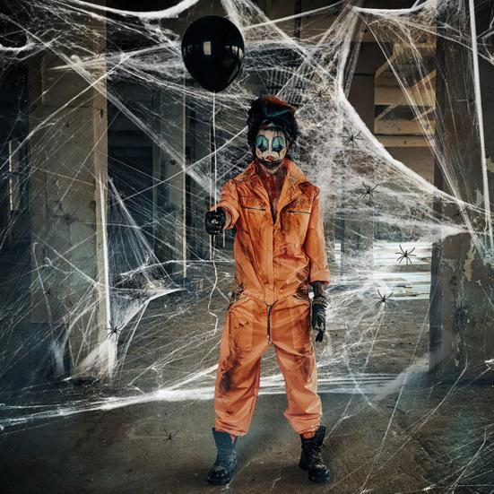 Barevné Halloweenské pavučiny Roztažitelné bavlněné pavučiny Elastické Strašidelné párty scénické rekvizity pro Halloweenské a Štědrovečerní večírky