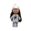 Vinyl Doll with Removable Outfit Soft Material Collectible Figurine Standing Approximately 10 Inches Tall Suitable for Display or Play