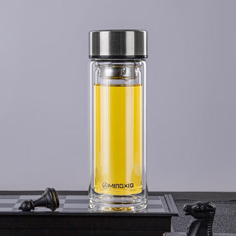 Double-Layer Borosilicate Glass Mug