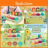 Dinosaurier-Puzzle-Spielzeug mit Pop-up-Knopf für Kinder und Kleinkinder