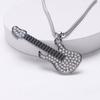 Musikinstrument Gitarre Herren Ins Damen Trend Vielseitig Hip-hop Accessoires Halskette Anhänger