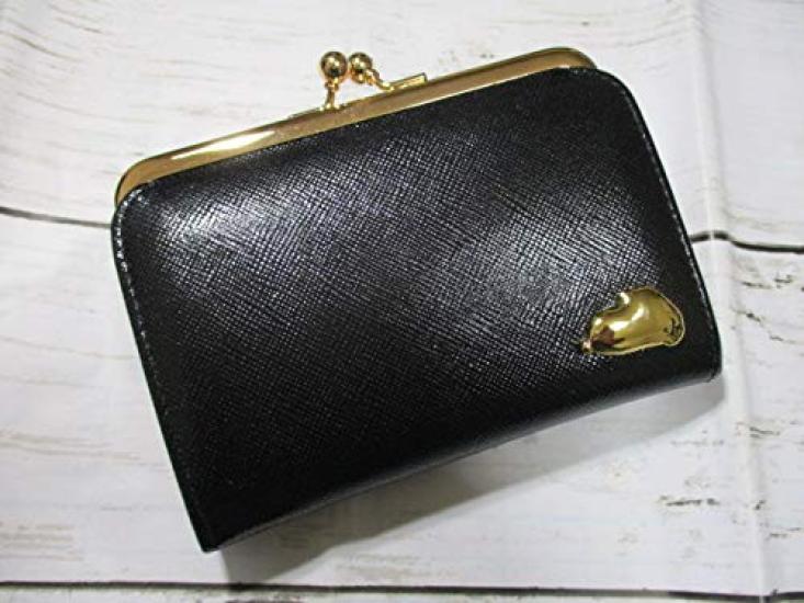 Wallet SNOOPY Half Brand Premium Edition Gold One Point Genuine Leather [Snoopy] Women's