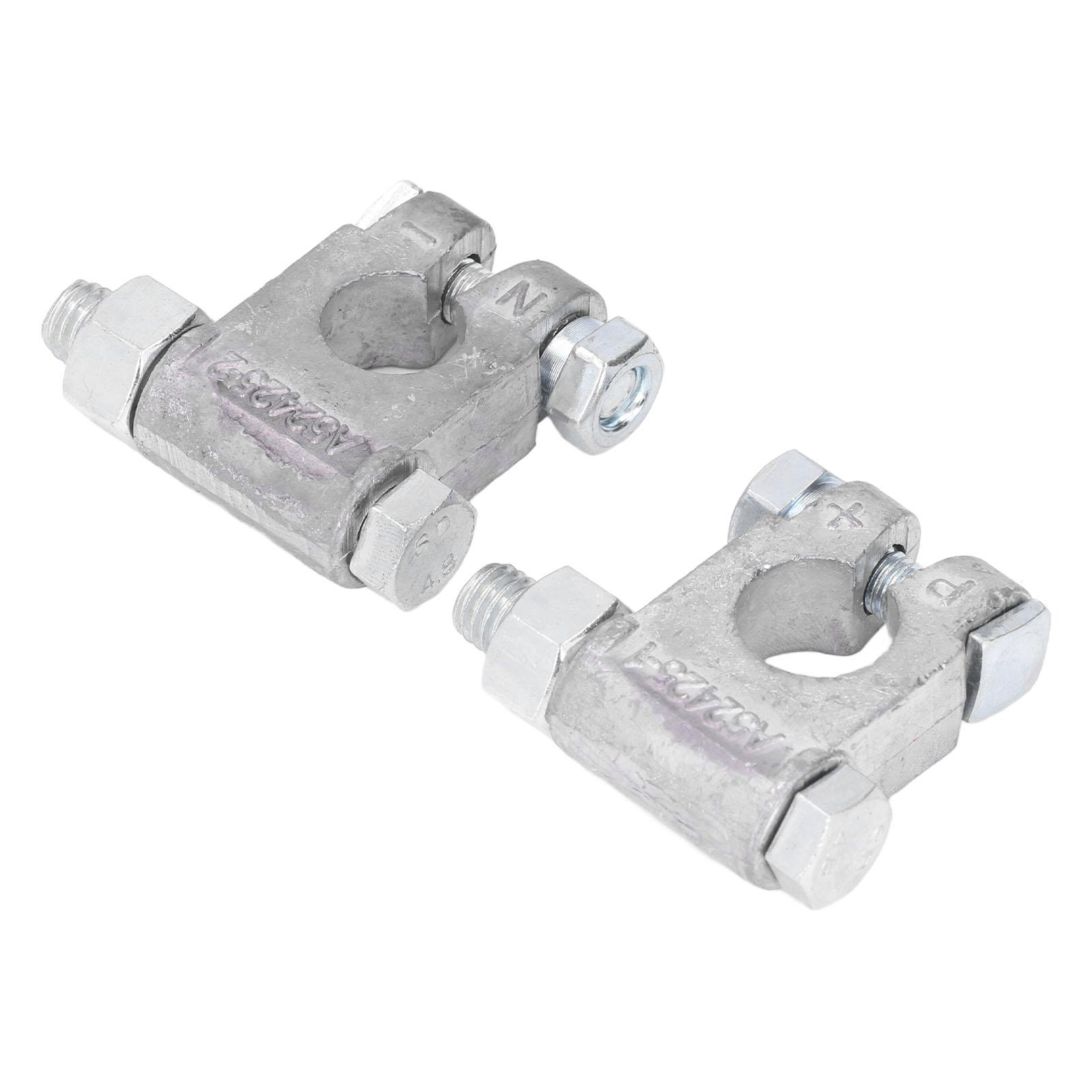 

Комплект акумуляторних клем з 2 шт.. Верхня стійка. Автозапчастини, універсальні для автомобіля.