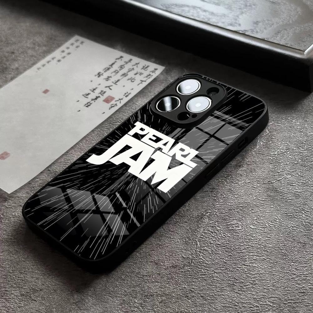 Fashion Future Days P-pearl Jam Phone Case For iPhone 18 17 16 Pro Max 15 Plus 14 Pro 12 11 13 Mini X XR XS Max SE Glass Cover