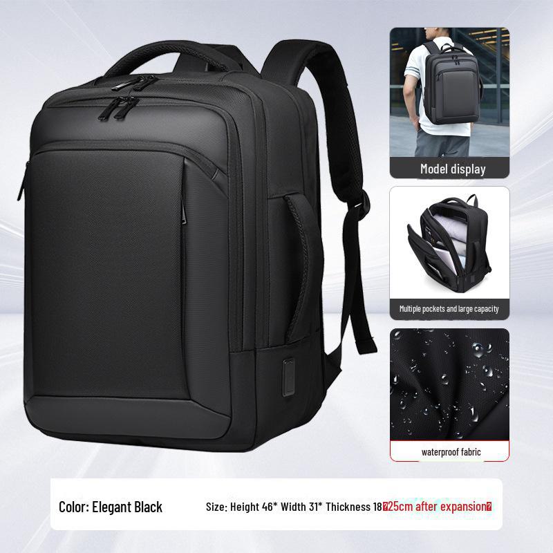 Men's & Women's High-End Fashion Backpack - Ballistic Nylon, Waterproof, Lightweight, Commuter & School Bag