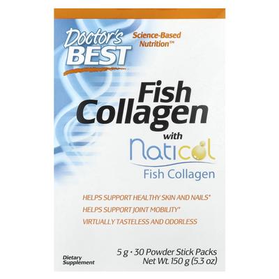 Fish Collagen with Naticol, 5G, Powder Stick Packs 30, 150G(5.3Oz)