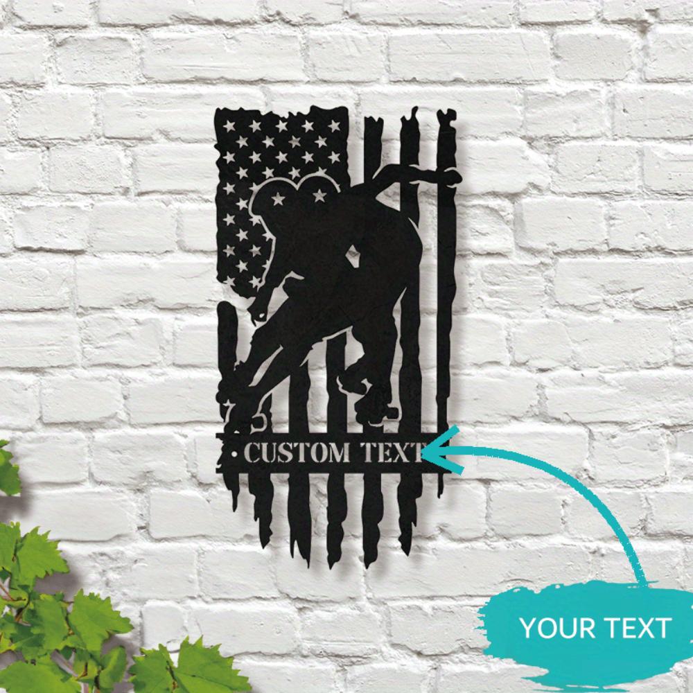 Custom Metal Wall Art Roller Skating Couple Tin Sign Unique Home Decor Gift