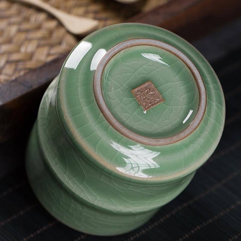 Chaxun Ge Kiln Ceramic Bamboo Joint Teacup