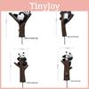 Cute Cartoon Tree Branch Climbing Panda Mini Model For Party And Celebration