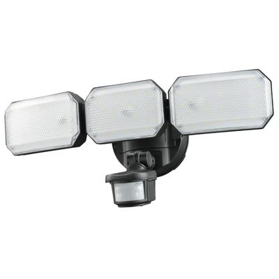 Ohm Electric Monban Security Sensor Light, 3 Lights, Lithium Rechargeable Battery, 2500 Lumens, Motion Sensor, LS-B313, 07-8803, OHM
