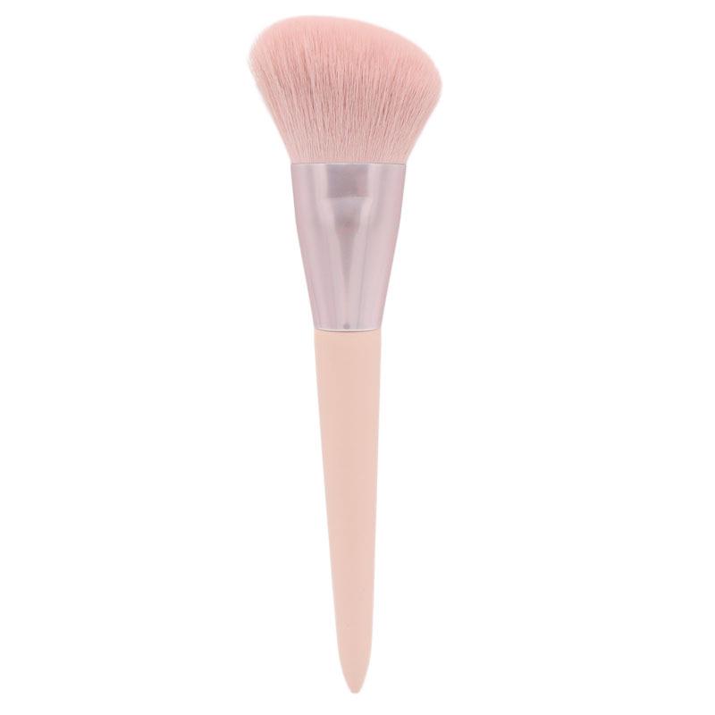 Single Large Makeup Brush: Soft Bristles for Powder, Blush, Foundation, Contour, and Angled Applications