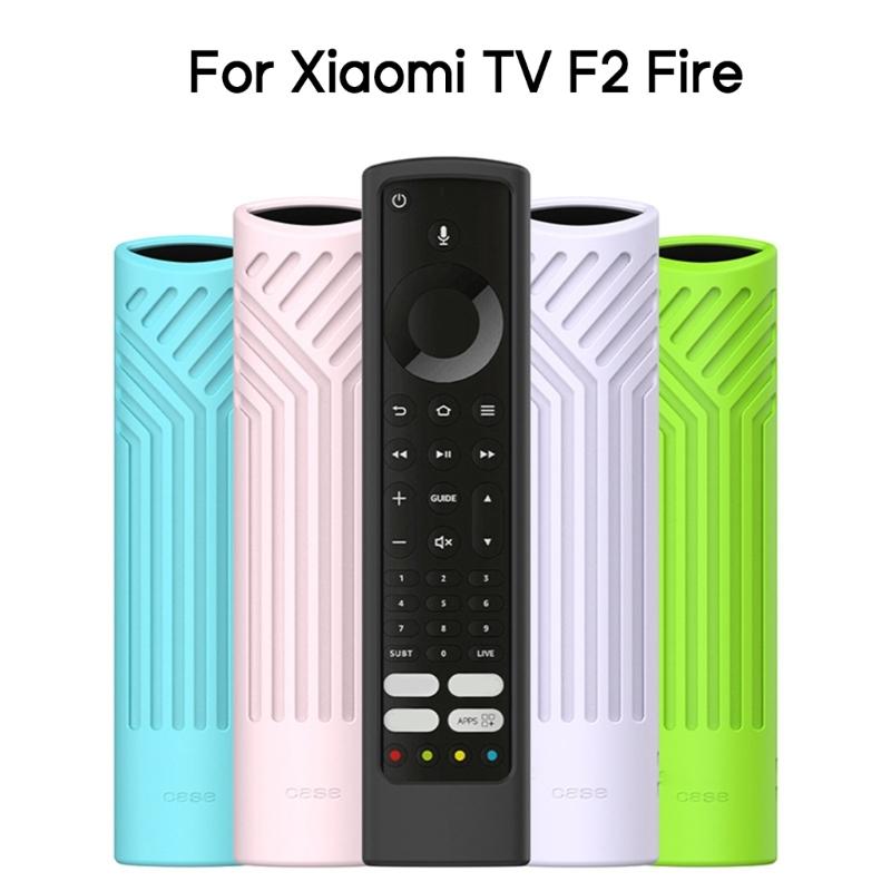 Fernbedienungsgehäuse/-abdeckung, schützender Silikonhalter, leicht, rutschfest, stoßfest, 5-Farben-Passform für TV F2 Fire, langlebig.
