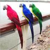 25/35cm Fuuny New Simulation Parrot Bird Garden Props Decor Mini Feather Lawn Ornaments