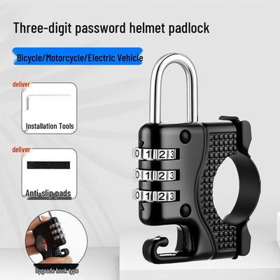 Gancio di blocco per casco da bici elettrica