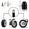 AUTCOAT 4/8Pcs Tire Valve Stem Caps, Aluminum Tire Valve Cap, Universal Stem Covers for Cars Trucks Motorcycles SUVs and Bikes