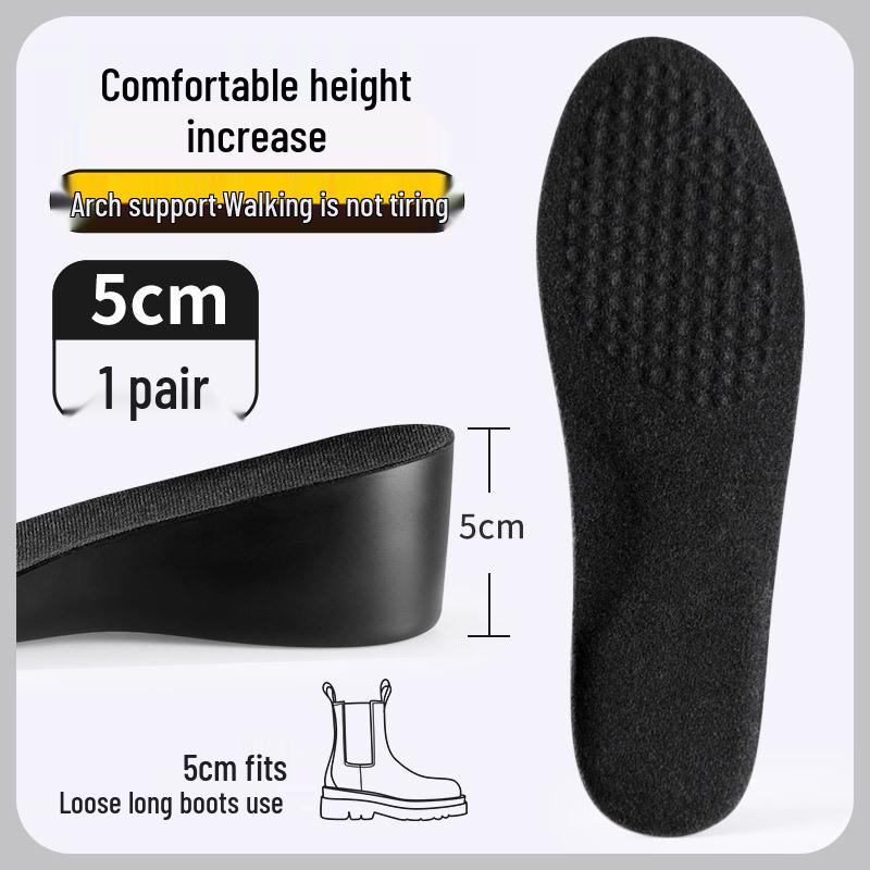 Unisex Shock-Absorbing Insoles for Leather Shoes, Martin Boots & Boots