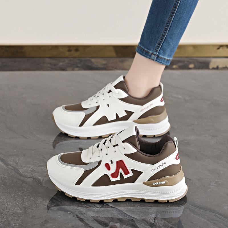 ins dad shoes 22 spring and summer new color matching heightening casual shoes student platform muffin sports shoes